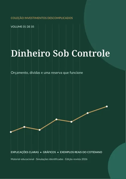 Capa do e-book Dinheiro Sob Controle
