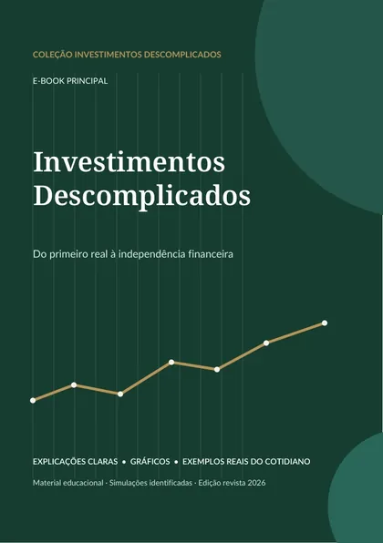 Capa do e-book Investimentos Descomplicados